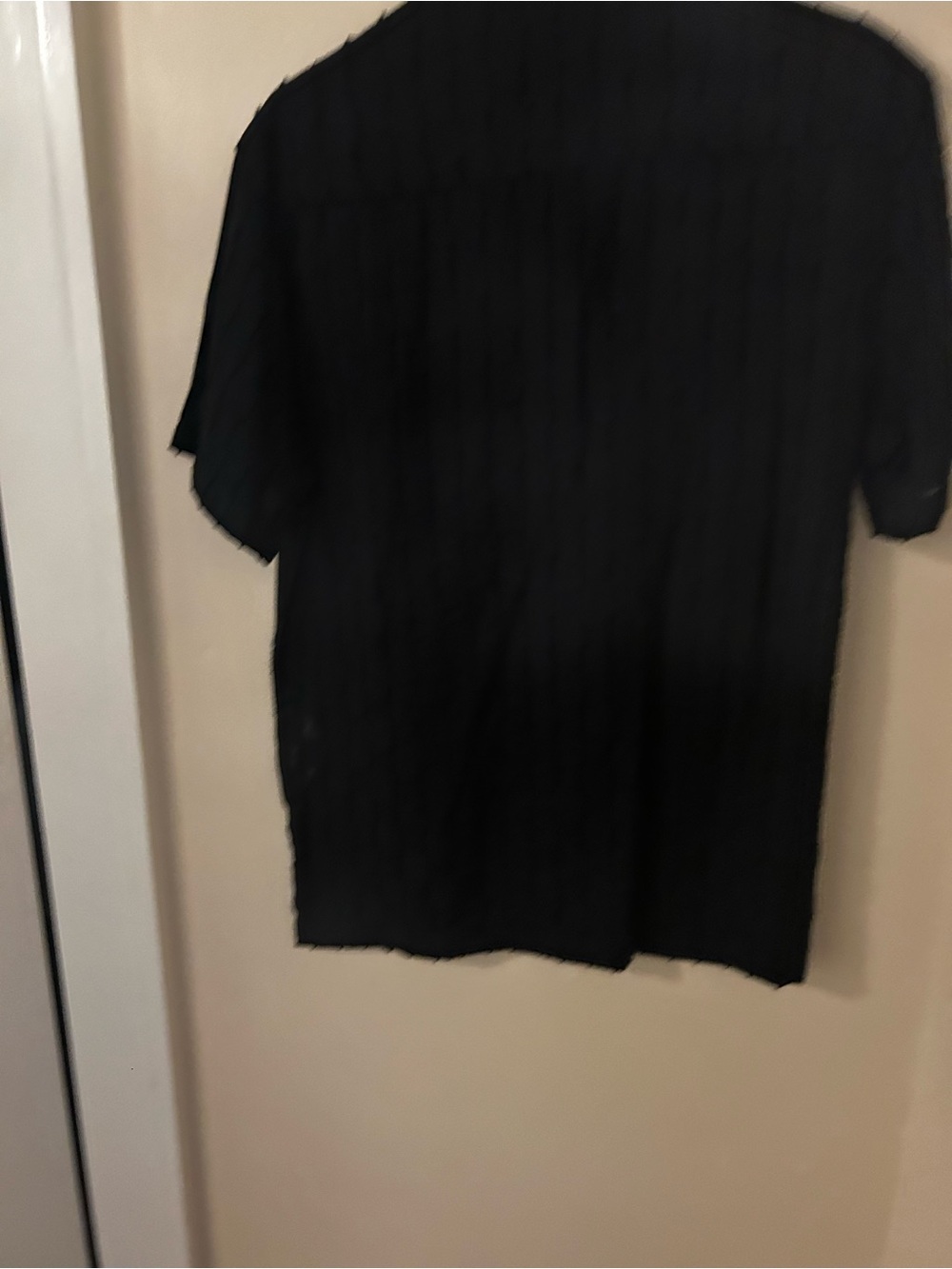 Forever 21 Black Short-Sleeve Button-Down Shirt - Picture 2 of 2